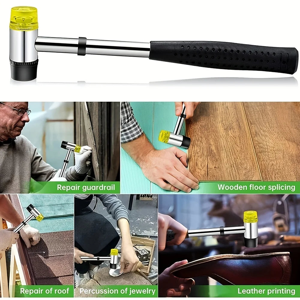 Double-Sided Rubber Mallet