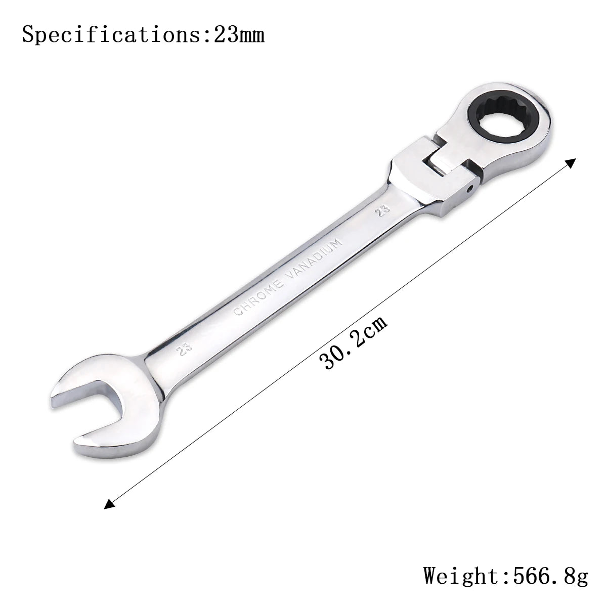 Ratchet Wrench Spanner 72-Tooth Flexible Head
