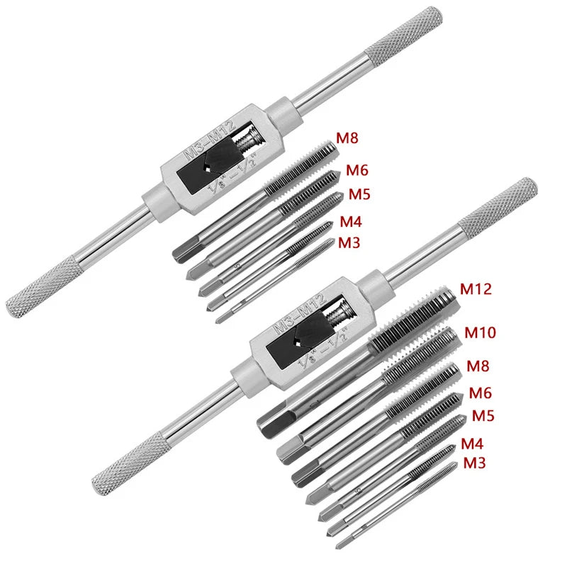 M3-M12 HSS Metric Hand Tap Set
