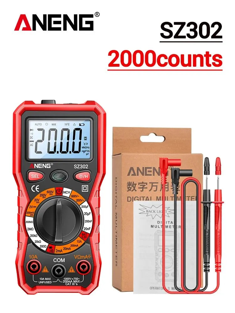 ANENG SZ302 LCD Digital Multimeter