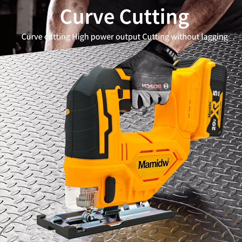 Mamidw Cordless Electric Jig Saw – 2700RPM, For Dewalt 20V Battery