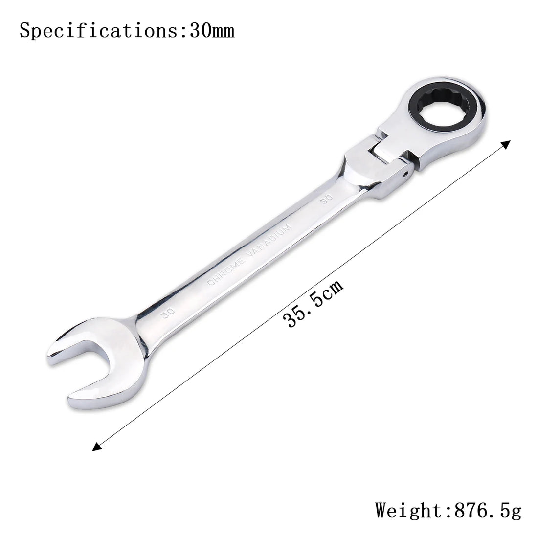 Ratchet Wrench Spanner 72-Tooth Flexible Head