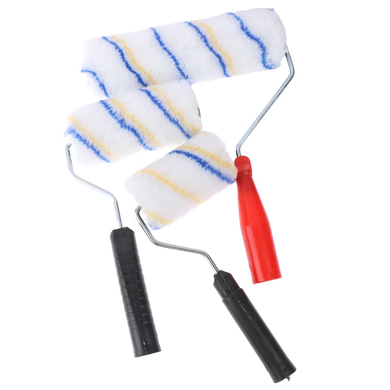 4", 6", 9" Paint Roller Brush with Short & Long Handle for Wall Painting