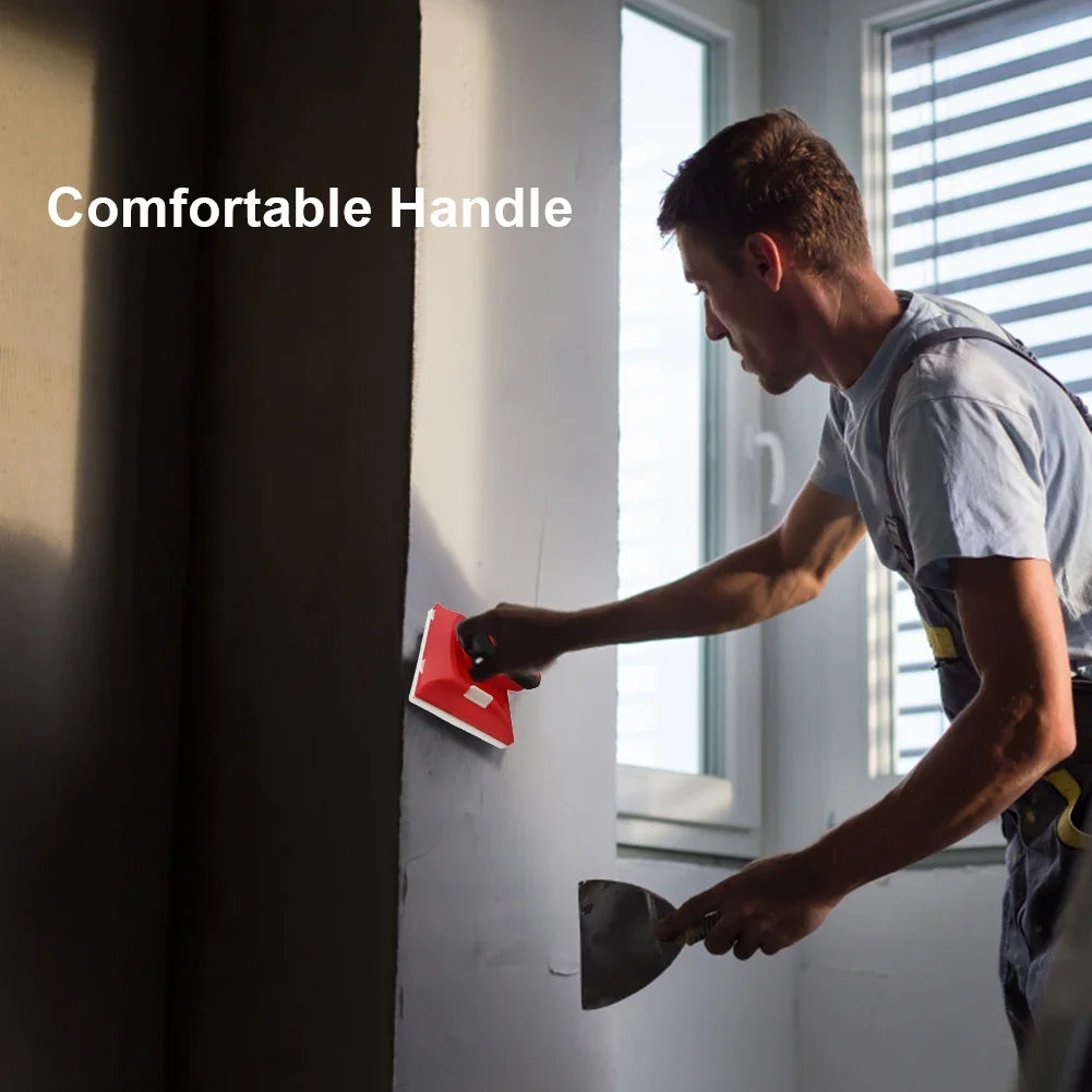 Red Paint Edger Tool – Wall & Corner Cutting-In Brush with Pad