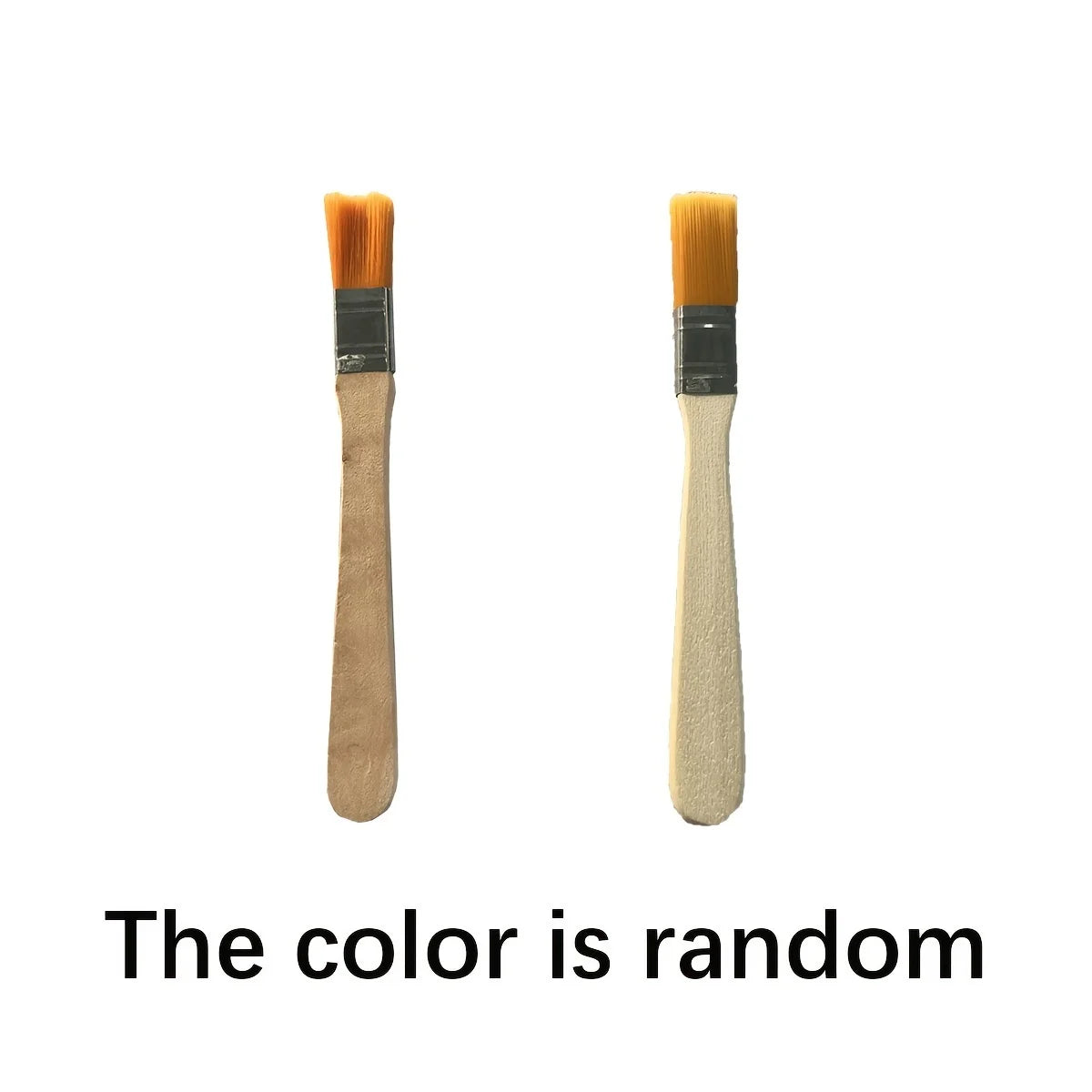 24/48/72 Pcs Nylon Paint Brushes with Short Wooden Handle