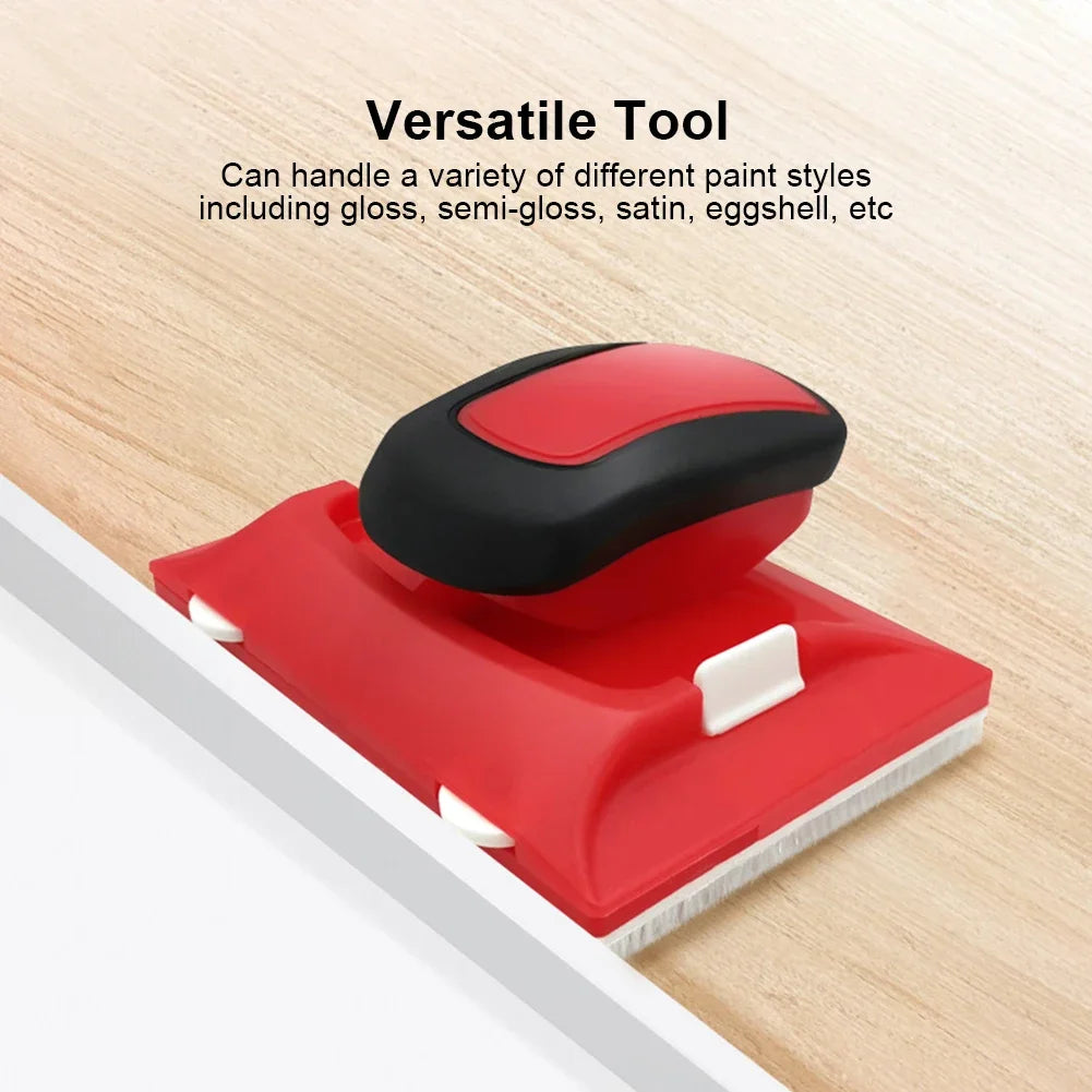 Red Paint Edger Tool – Wall & Corner Cutting-In Brush with Pad
