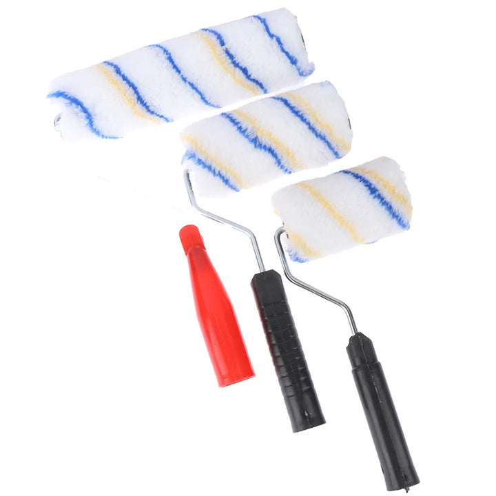4", 6", 9" Paint Roller Brush with Short & Long Handle for Wall Painting