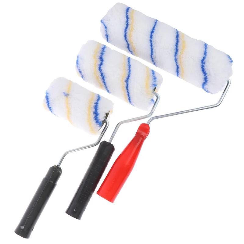 4", 6", 9" Paint Roller Brush with Short & Long Handle for Wall Painting