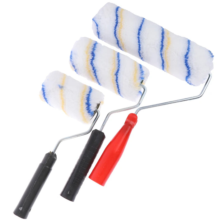 4", 6", 9" Paint Roller Brush with Short & Long Handle for Wall Painting