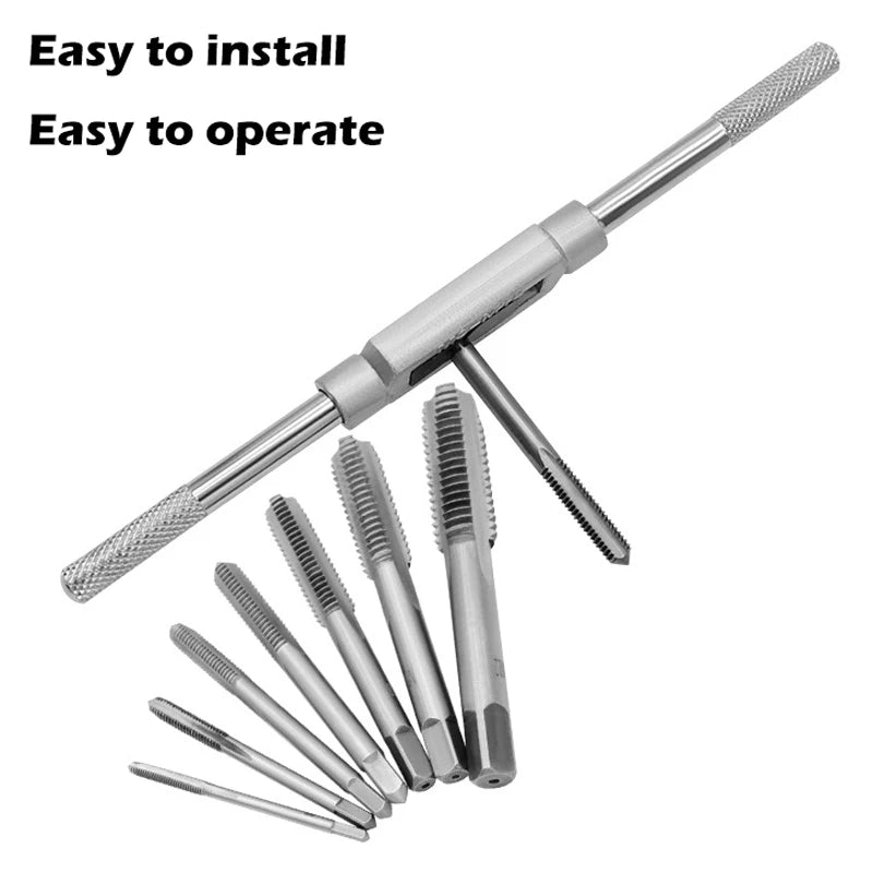 M3-M12 HSS Metric Hand Tap Set