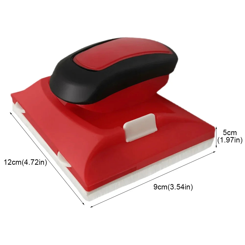 Red Paint Edger Tool – Wall & Corner Cutting-In Brush with Pad