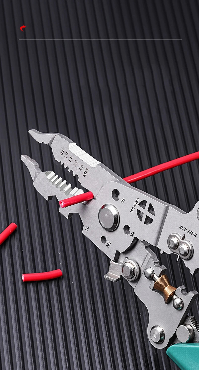 Multifunctional Wire Stripper Tool with Electrical Test Pen