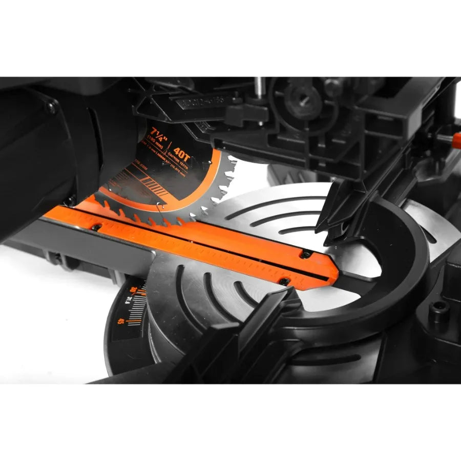 WEN 9.5A 7.25-Inch Sliding Compound Miter Saw with LED Guide