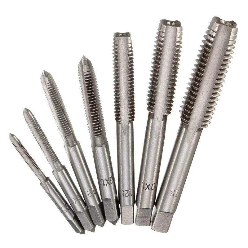 7PCS M3-M12 HSS Metric Tap Set