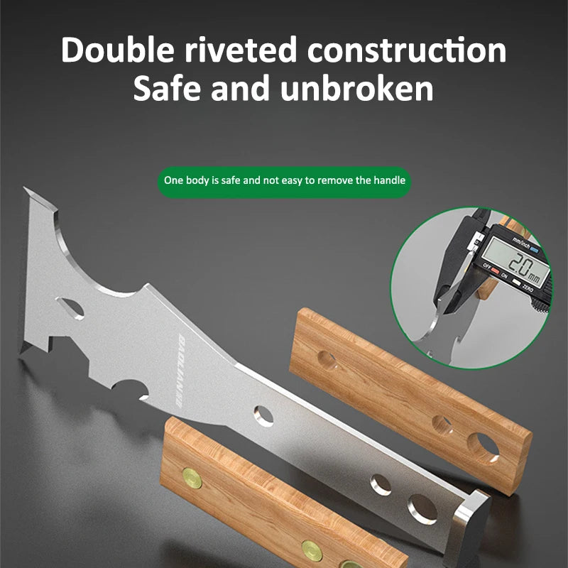 Stainless Steel Painter Scraper with Hammerhead