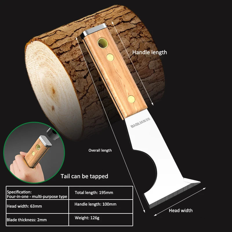 Stainless Steel Painter Scraper with Hammerhead