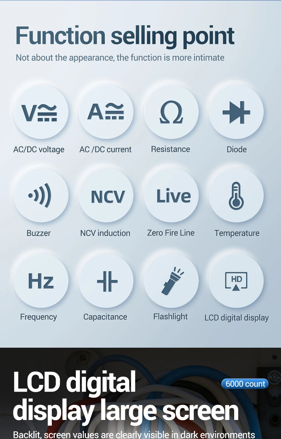 ANENG 681 Rechargeable Digital Multimeter