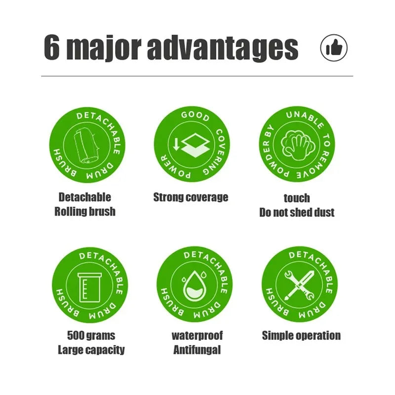 Antibacterial Wall Paint Roller Brush