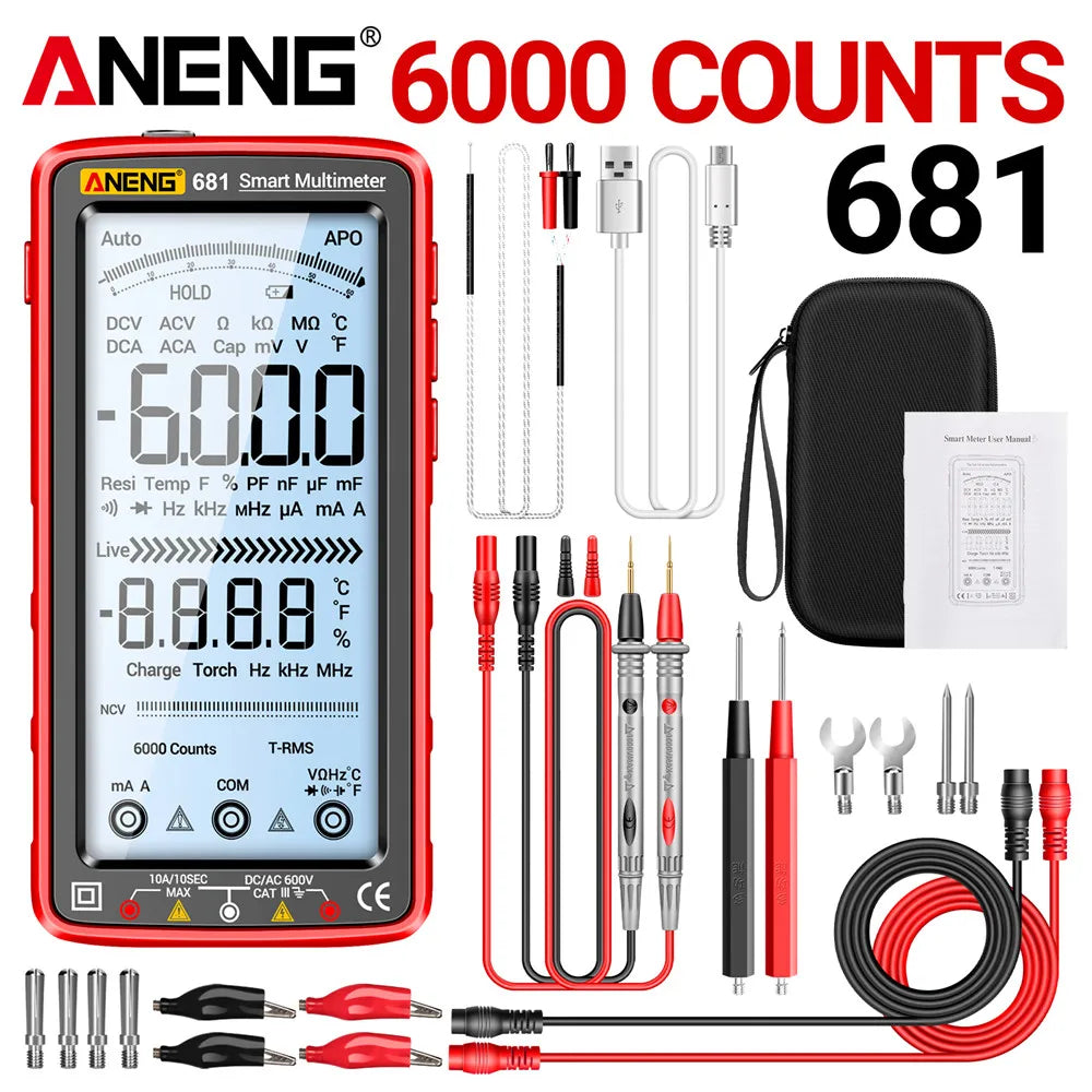 ANENG 681 Rechargeable Digital Multimeter