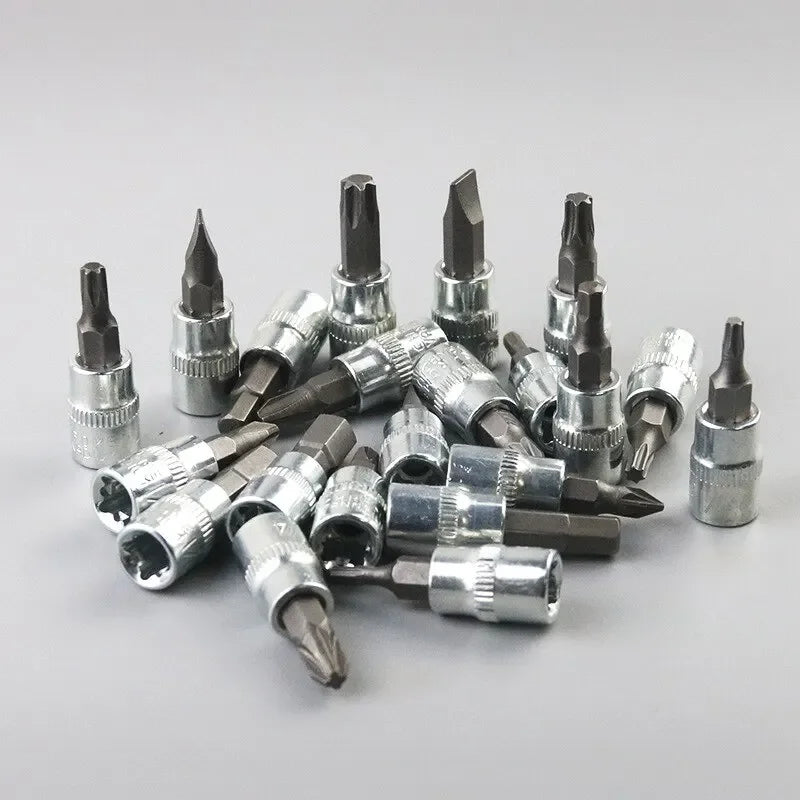 46-Piece 1/4-Inch Car Repair Socket & Wrench Tool Kit