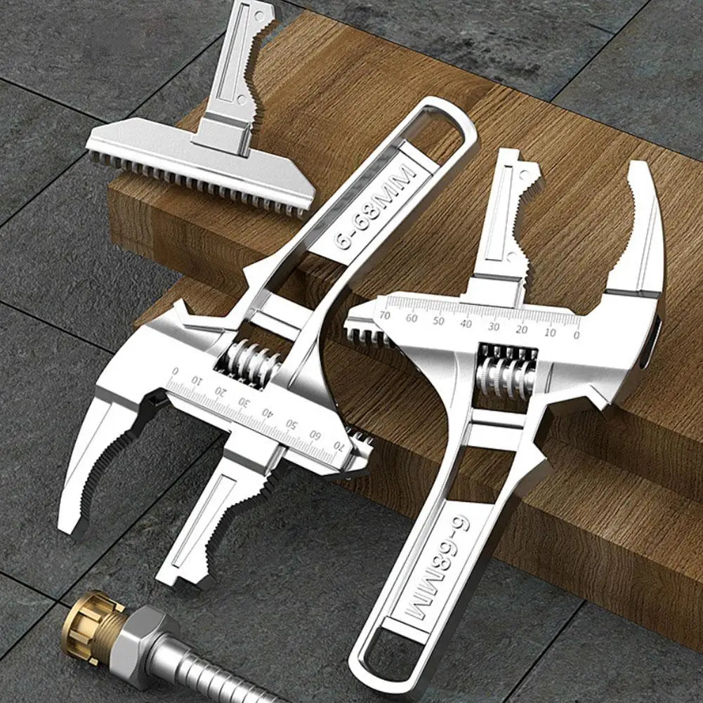Universal Adjustable Pipe Wrench 6–68mm