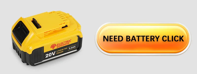 EGOD 5-Inch Brushless Circular Saw – Cordless, Fits Dewalt 20V Battery