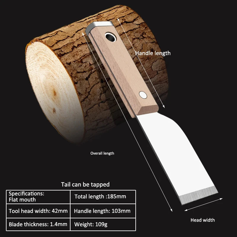 Stainless Steel Painter Scraper with Hammerhead