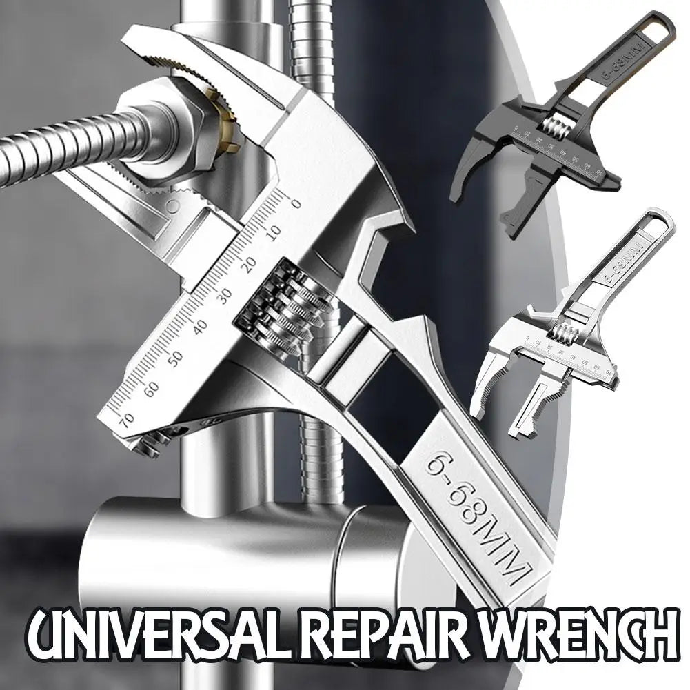 Universal Adjustable Pipe Wrench 6–68mm