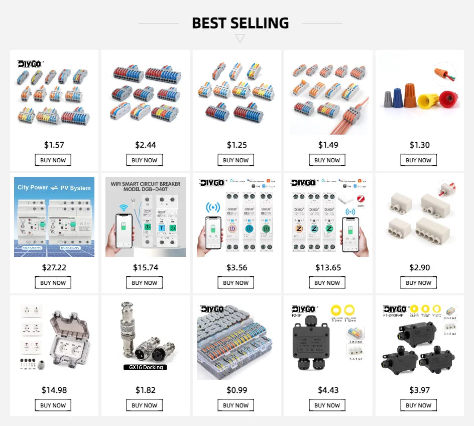 50PCS Colorful Electrical Wire Connectors – Insulated Crimp Twist Nuts