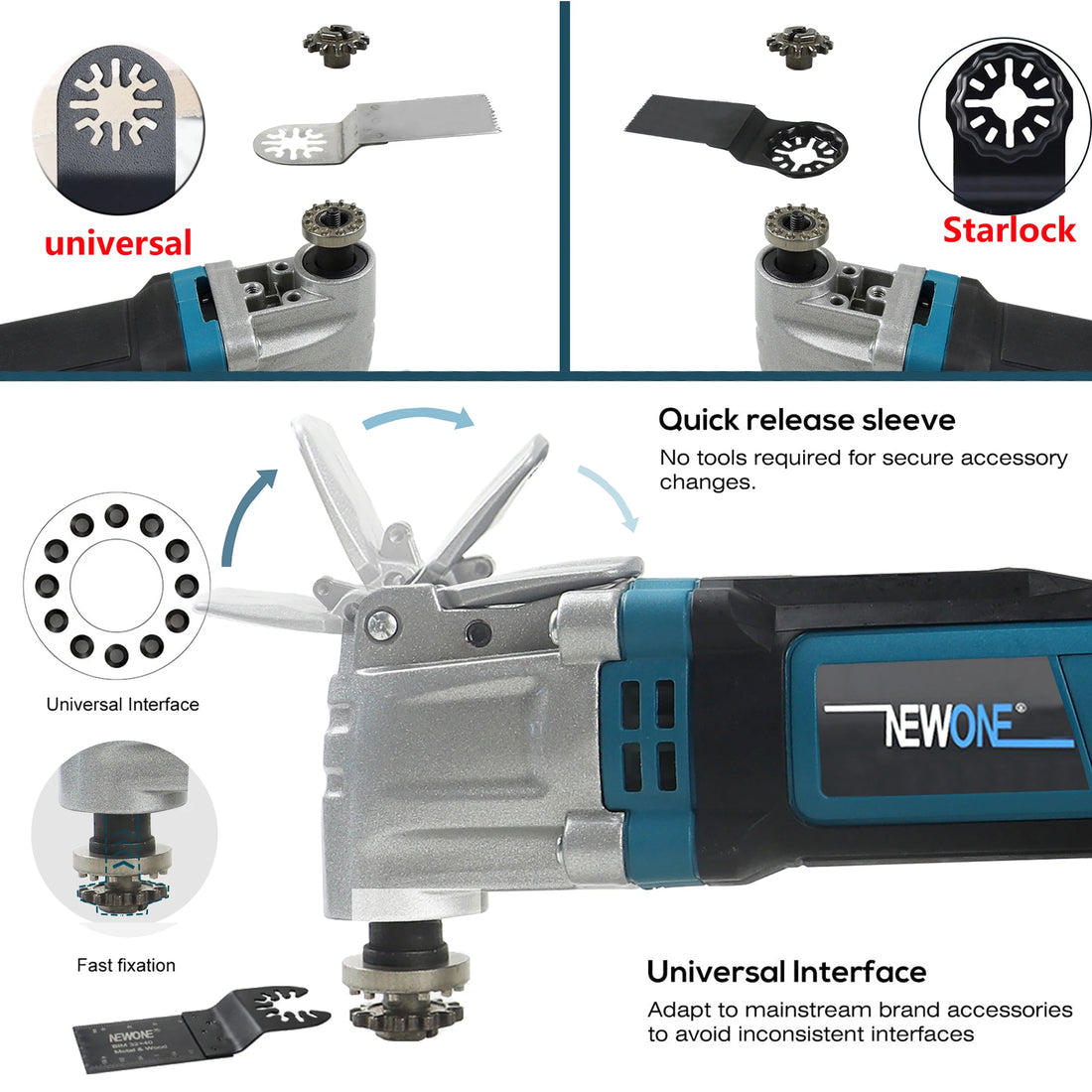 600W Quick-Change Oscillating Multi-Tool – 120V/230V Electric Saw