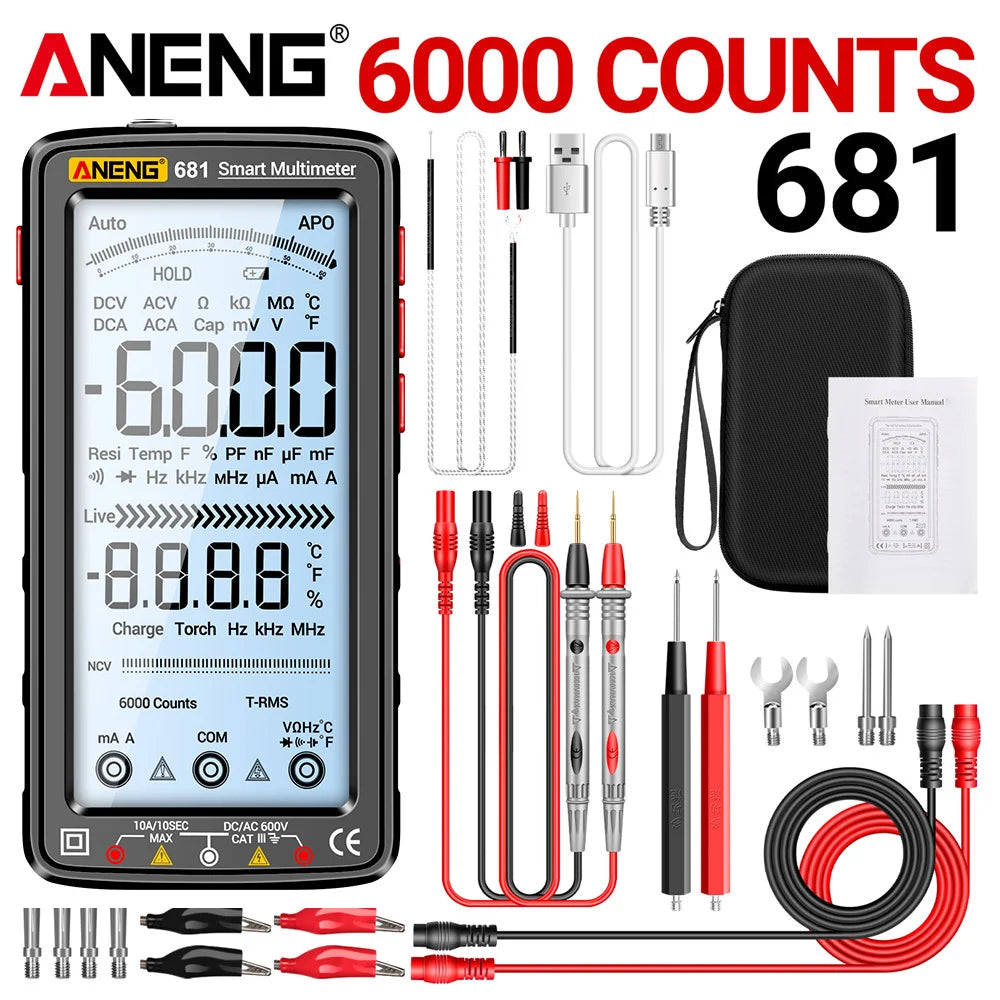 ANENG 681 Rechargeable Digital Multimeter