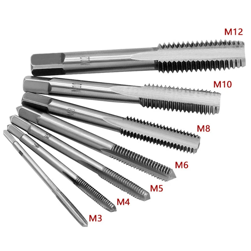M3-M12 HSS Metric Hand Tap Set