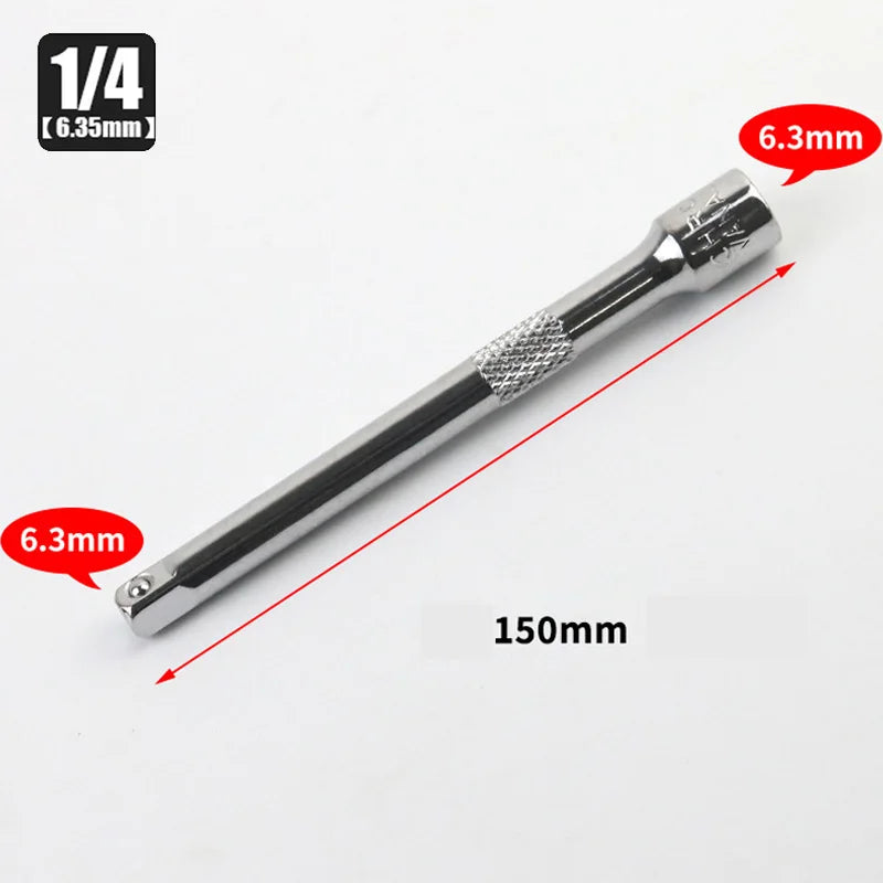 1/4" 3/8" 1/2" Drive Extension Bar Set
