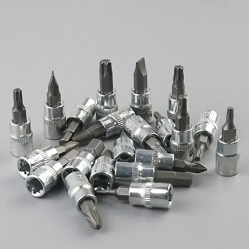 46-Piece 1/4-Inch Car Repair Socket & Wrench Tool Kit