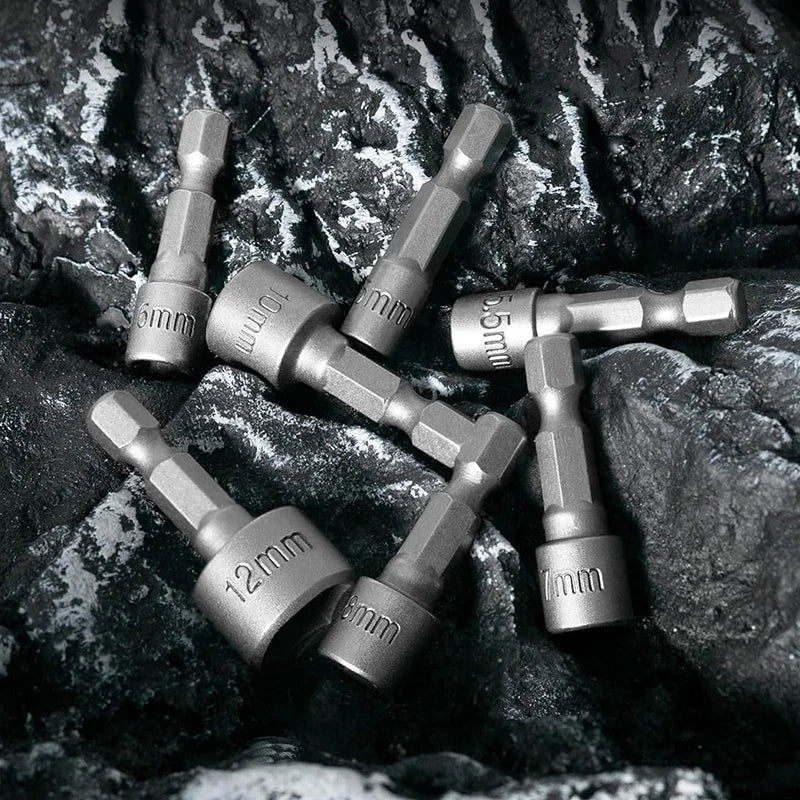 Hexagon Socket Screw Bolt Driver Wrench Adapter Set