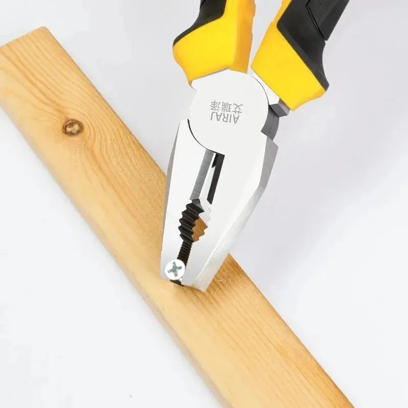 3PCS Pliers Set – 8" Wire Pliers, 6" Needle Nose & Diagonal Cutting Pliers