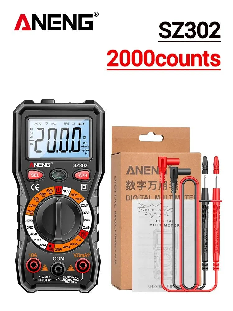 ANENG SZ302 LCD Digital Multimeter