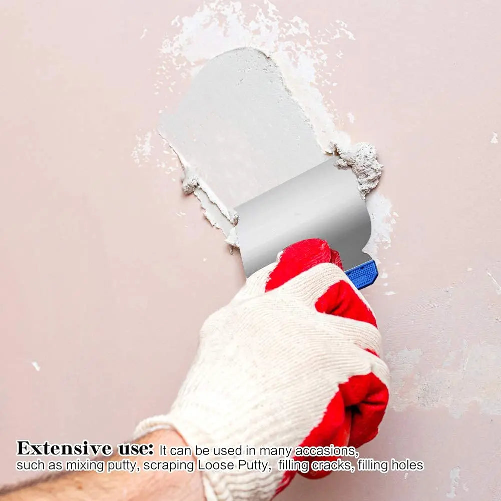 4Pcs Putty Knife Set – Shankless Blade Painting & Plastering Tools