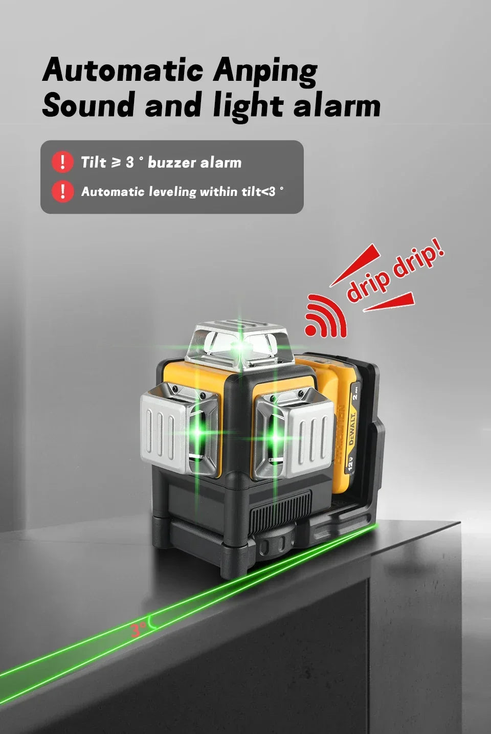 2025 NEW DEWALT DW089LG Laser Level