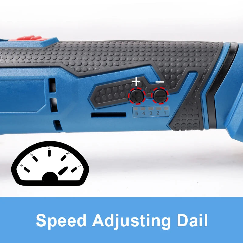 HERZO 20V Cordless Brushless Oscillating Multi-Tool – Cutting, Scraping, Sanding