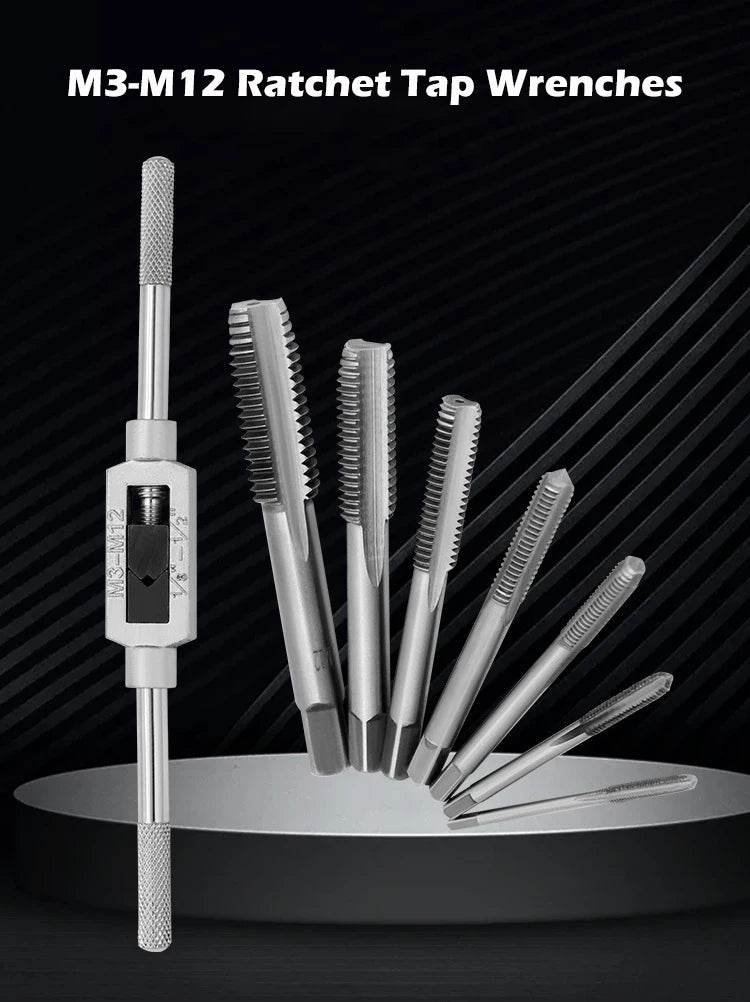 M3-M12 HSS Metric Hand Tap Set