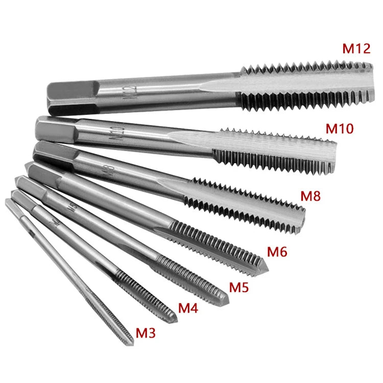 M3-M12 HSS Metric Hand Tap Set