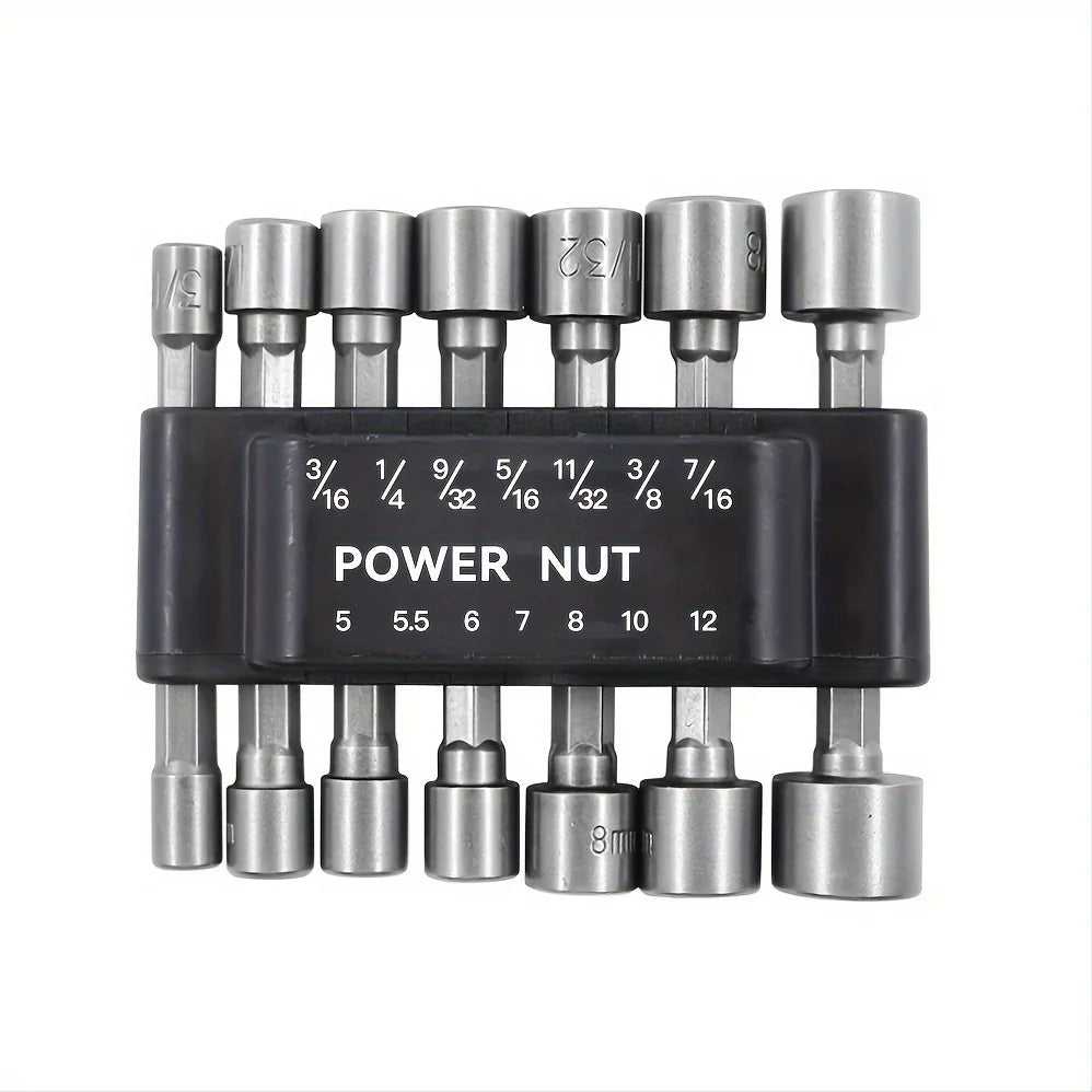 Hexagon Socket Screw Bolt Driver Wrench Adapter Set