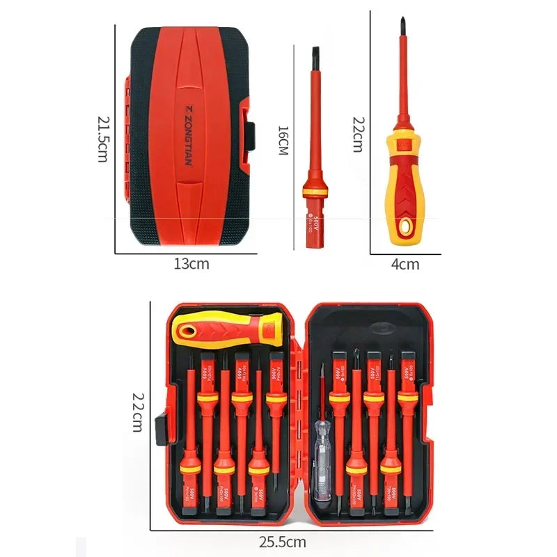 8/13PCS VDE Insulated Screwdriver Set