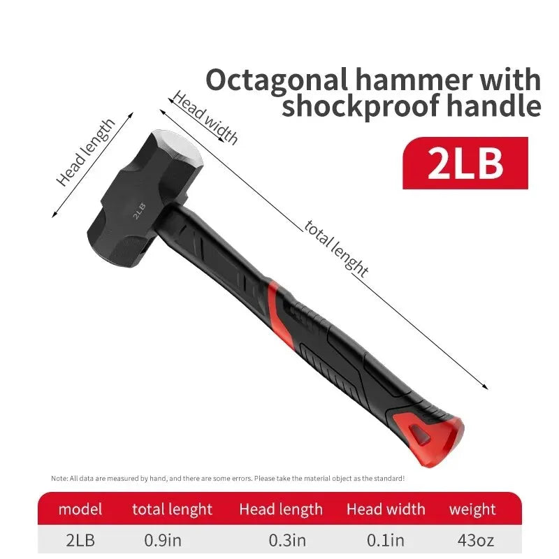 Heavy Duty Octagonal Hammer & Hand Sledgehammer