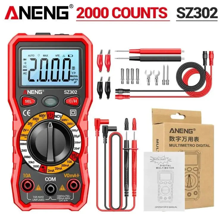ANENG SZ302 LCD Digital Multimeter