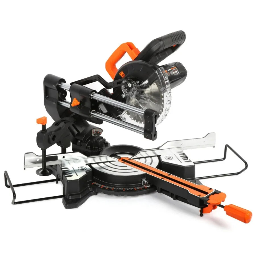 WEN 9.5A 7.25-Inch Sliding Compound Miter Saw with LED Guide