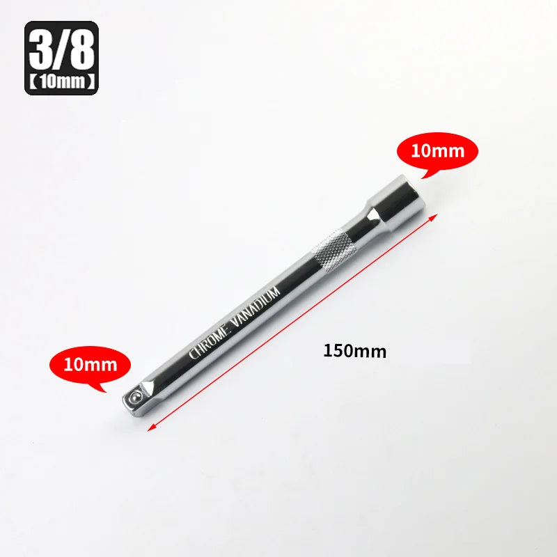 1/4" 3/8" 1/2" Drive Extension Bar Set