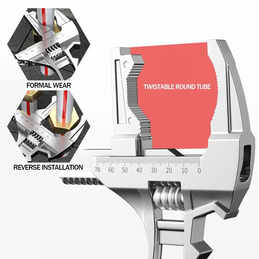Universal Adjustable Pipe Wrench 6–68mm