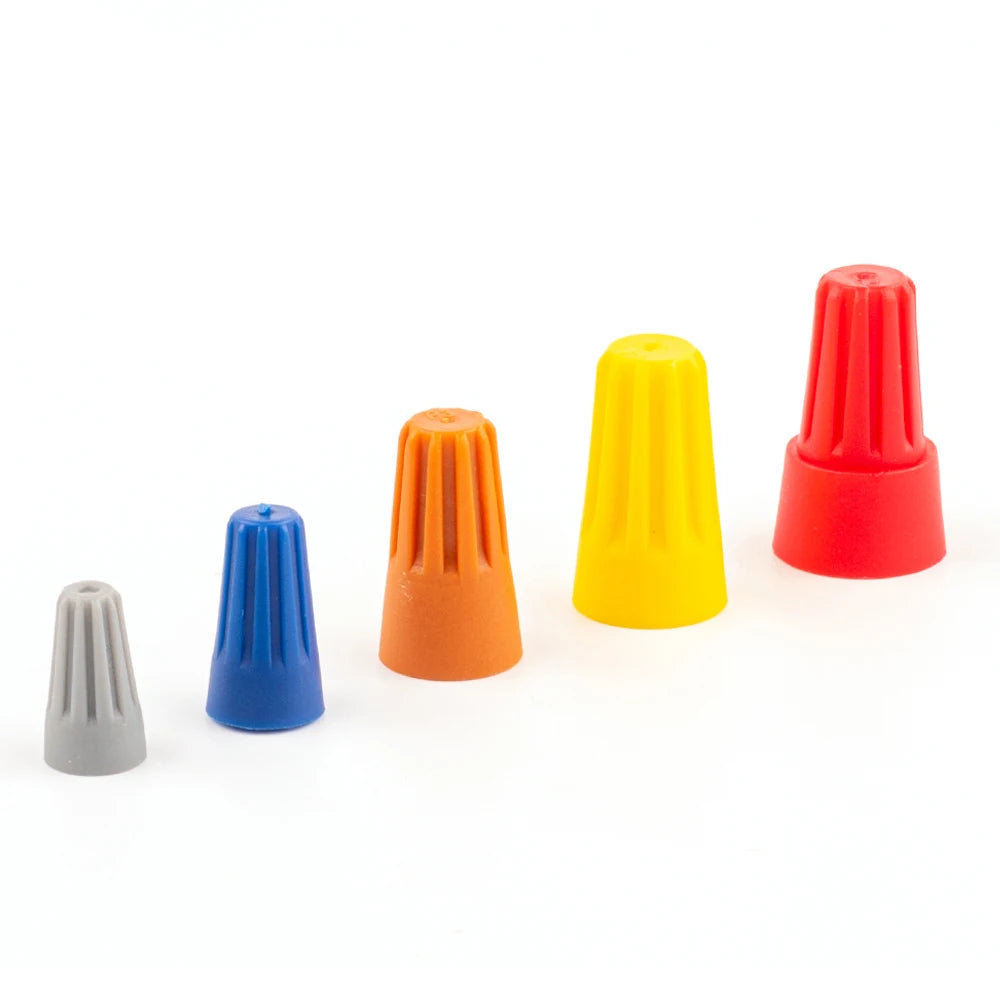 50PCS Colorful Electrical Wire Connectors – Insulated Crimp Twist Nuts